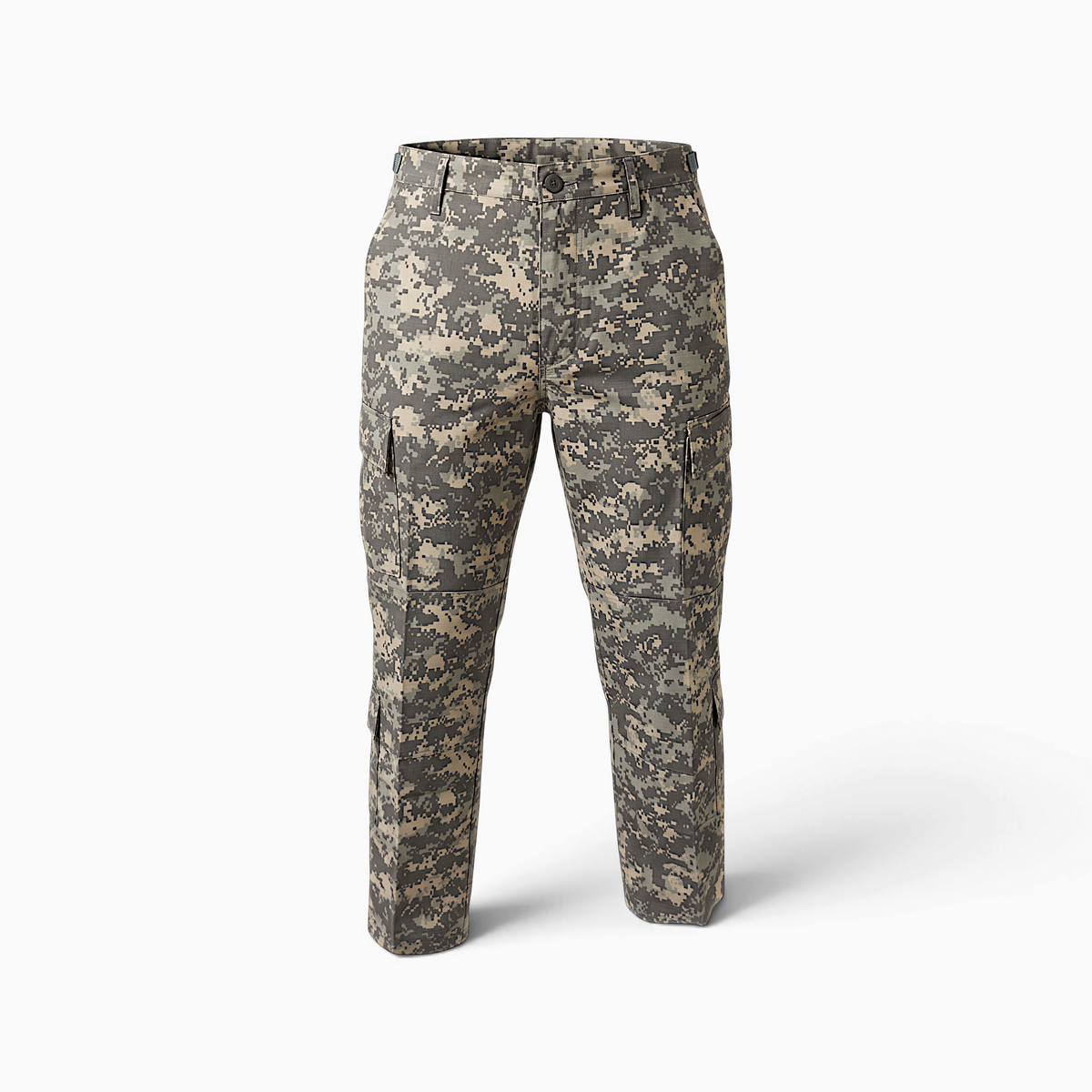 Pantalón táctico militar camuflado digital ACU antirasgo ripstop para escoltas de la UNP y fuerzas especiales.