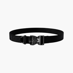 Cinturón táctico con hebilla de liberación rápida para equipamiento militar, policial y outdoor.