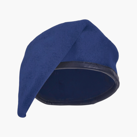 Boina militar azul naval de lana para fuerzas especiales y uso táctico en Colombia.