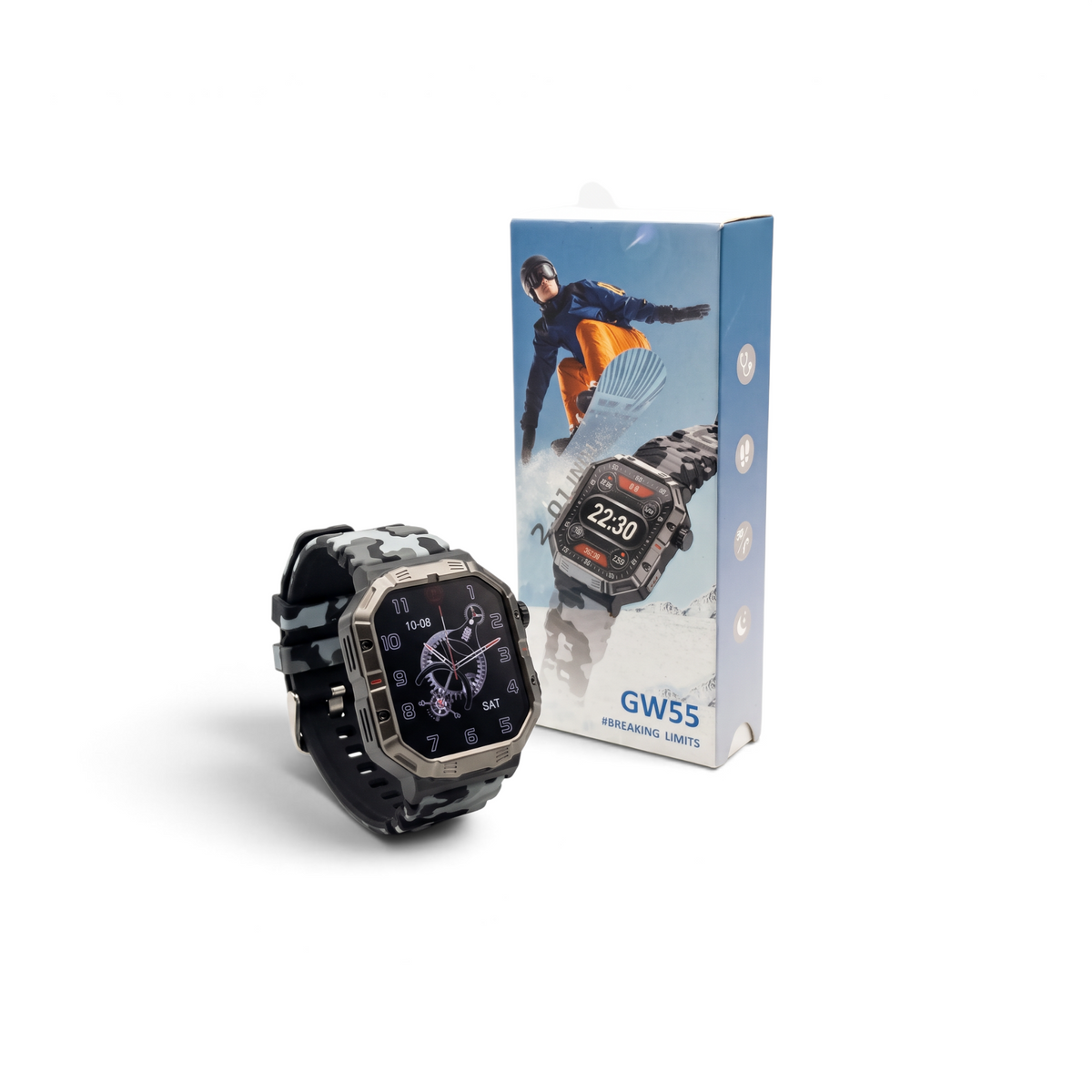 GW55 Reloj Inteligente Tactico